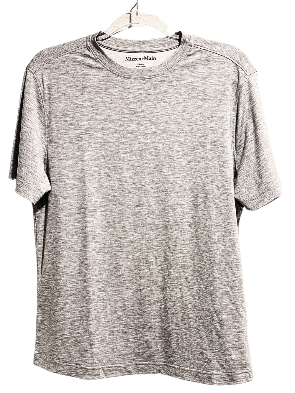 Mizzen Main Knox Heather Light Gray Tee Shirt - Picture 5 of 7